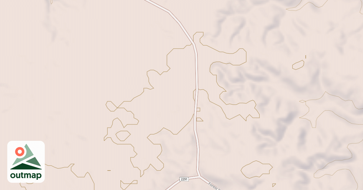 Map of USFS Motor Vehicle Use Map Trails 22112