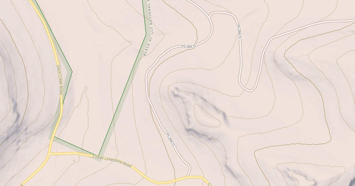 Map preview of CUSTER LIMESTONE BR 1I