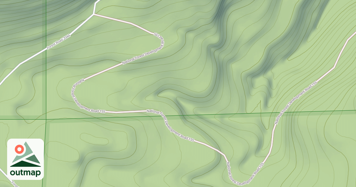 Map of MOSQUITO RD