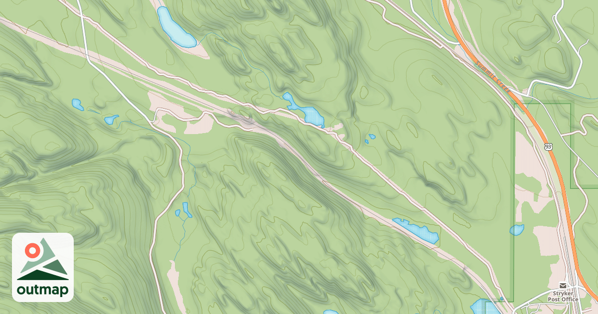 Map of CRIPPLE CREEK