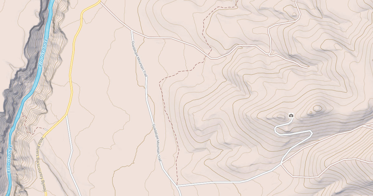 Map preview of Las Vistas De Questa Trail