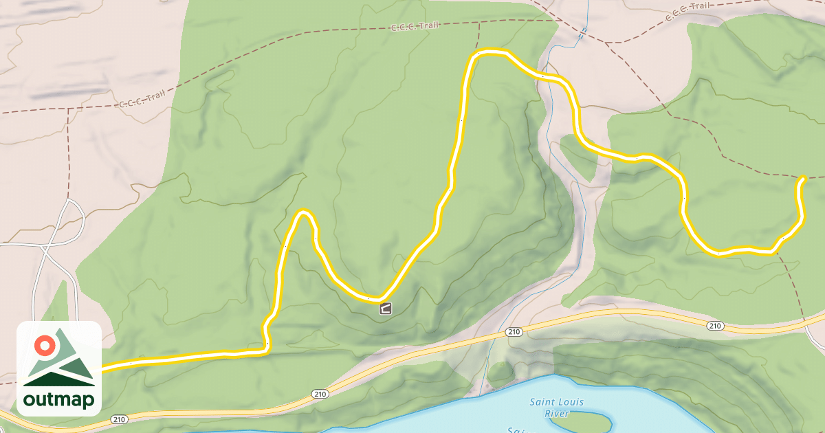 Map of White Pine Trail