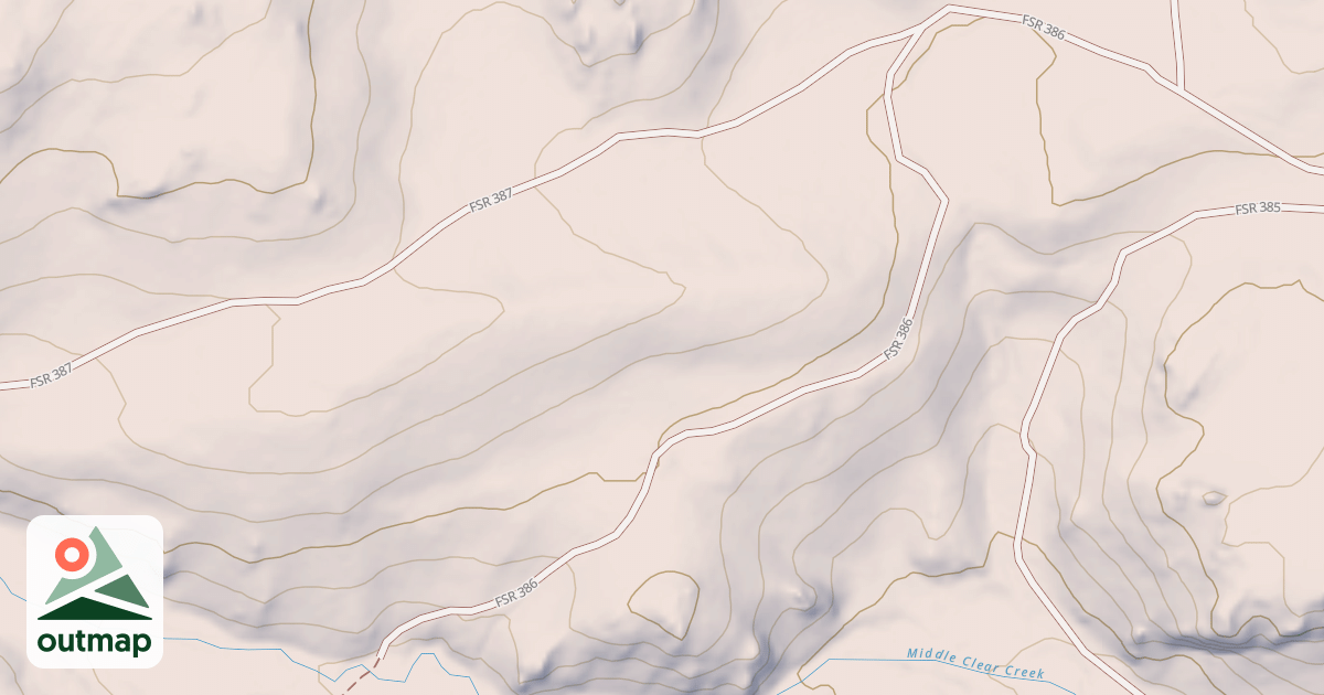 Map of OLIVER CREEK