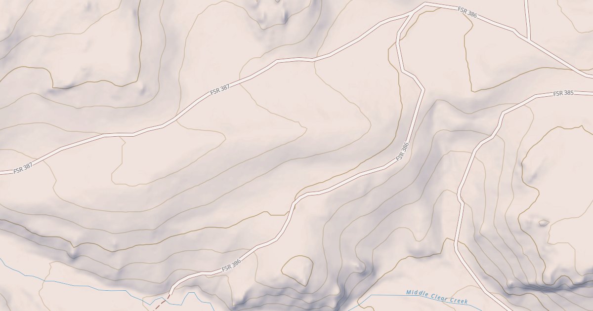 Map preview of OLIVER CREEK