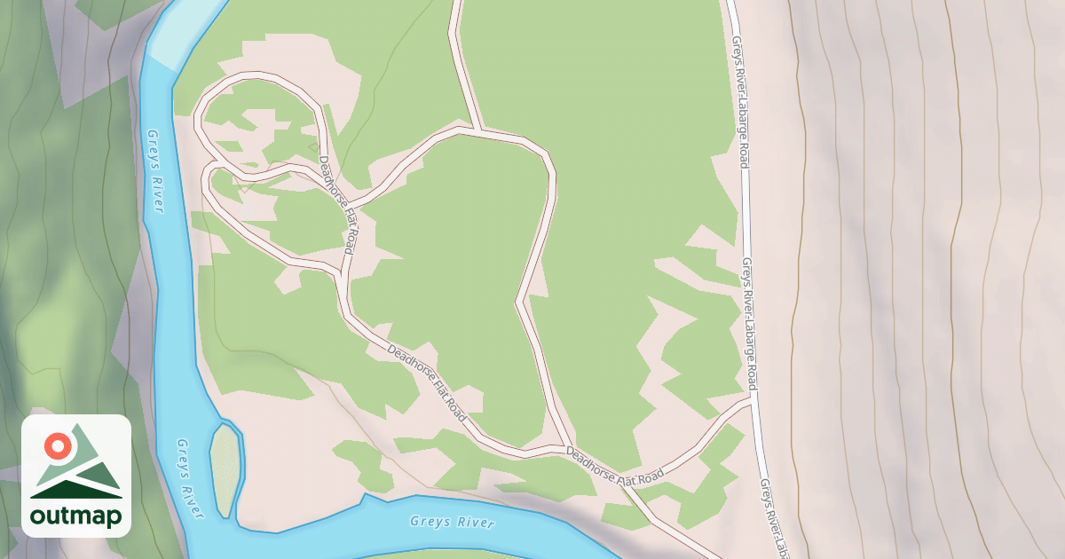 Map of DEADHORSE FLAT