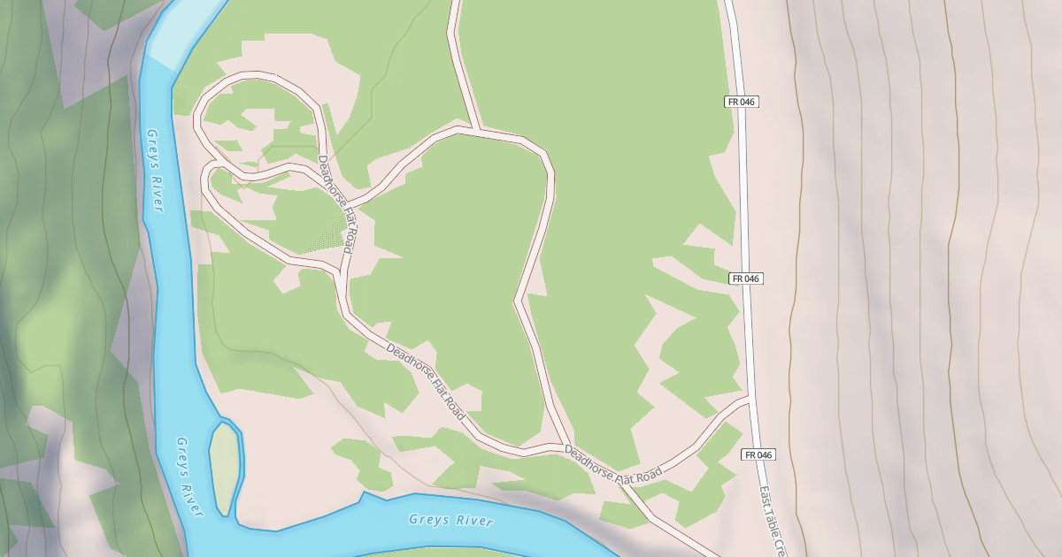 Map preview of DEADHORSE FLAT