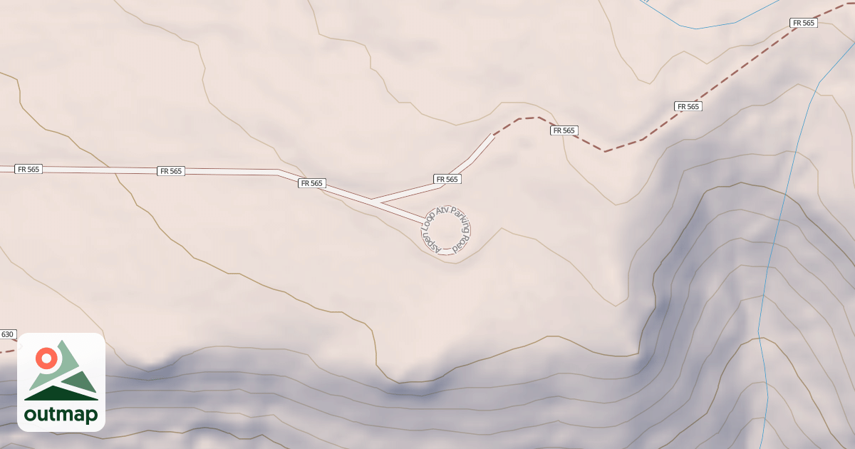 Map of ASPEN LOOP ATV PARKING