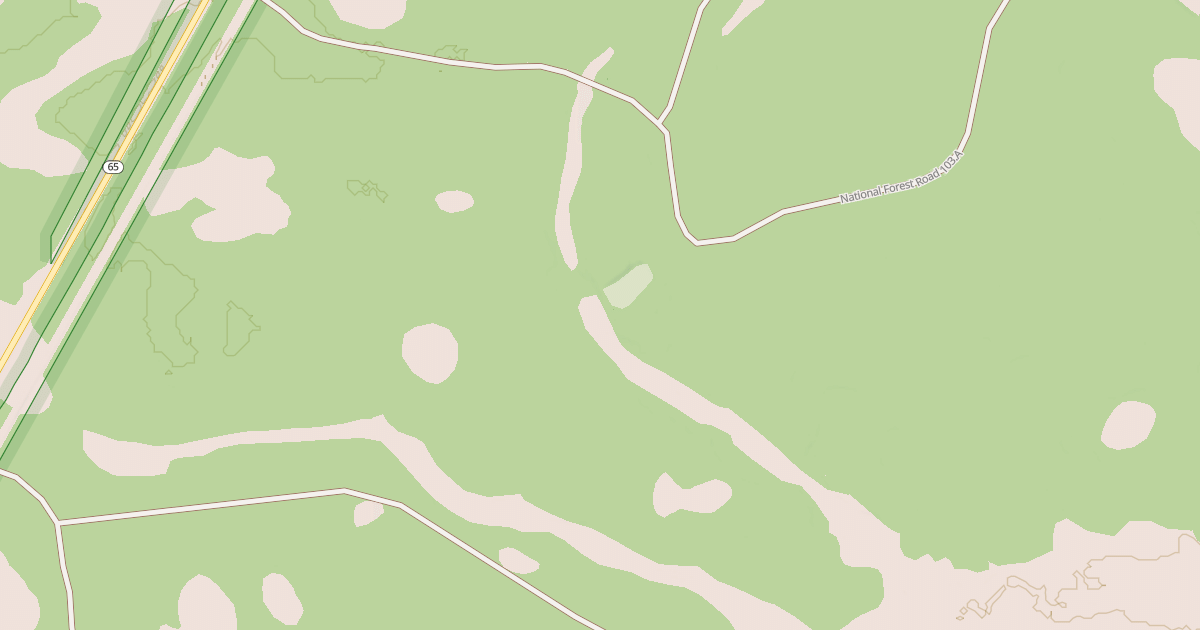 Map preview of USFS National Forest System Roads {6EC608E3-5147-4218-B5DD-0BA75EB6F856}