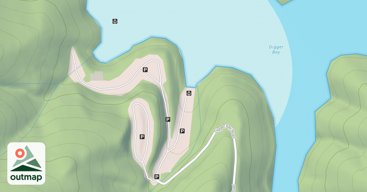 Map of DIGGER WALKWAY