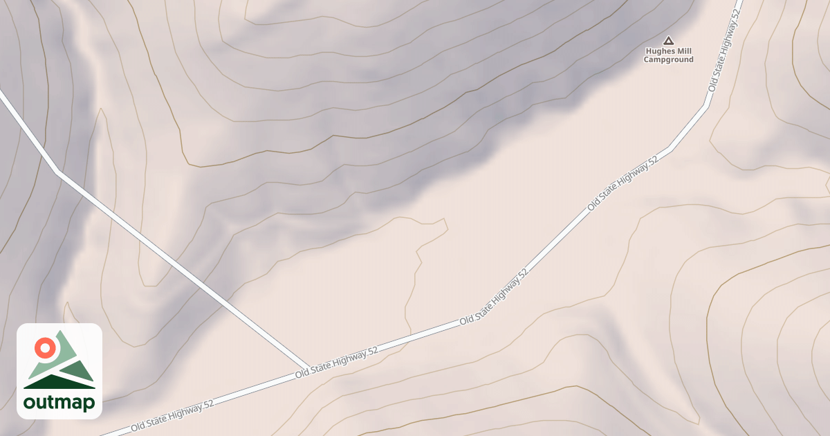 Map of HUGHES MILL CG
