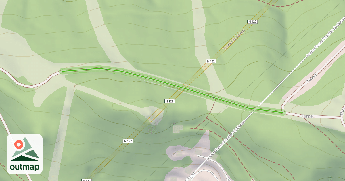 Map of Font de Cère