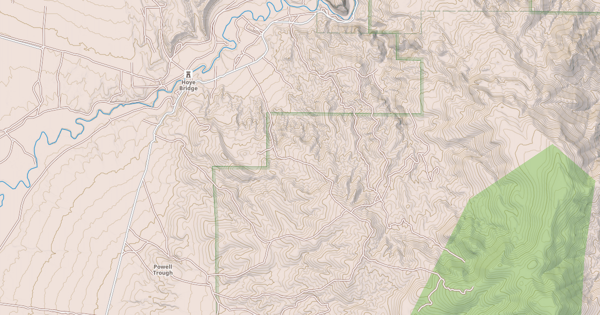 Map preview of SPRING GULCH ROAD