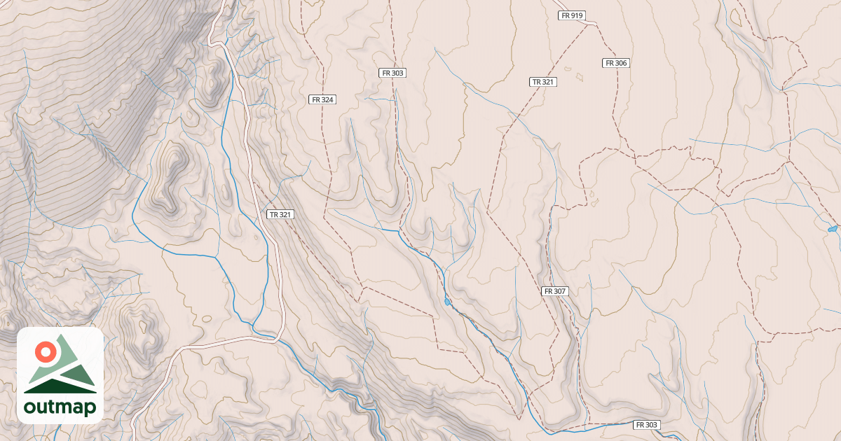 Map of SOUTH BROCKOVER ATV