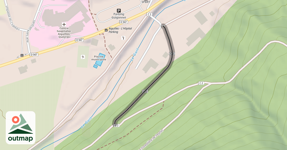 Map of Chemin de Peynin