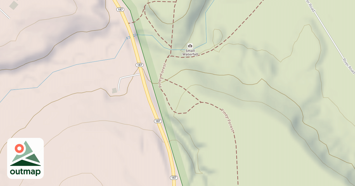 Map of Red Trail
