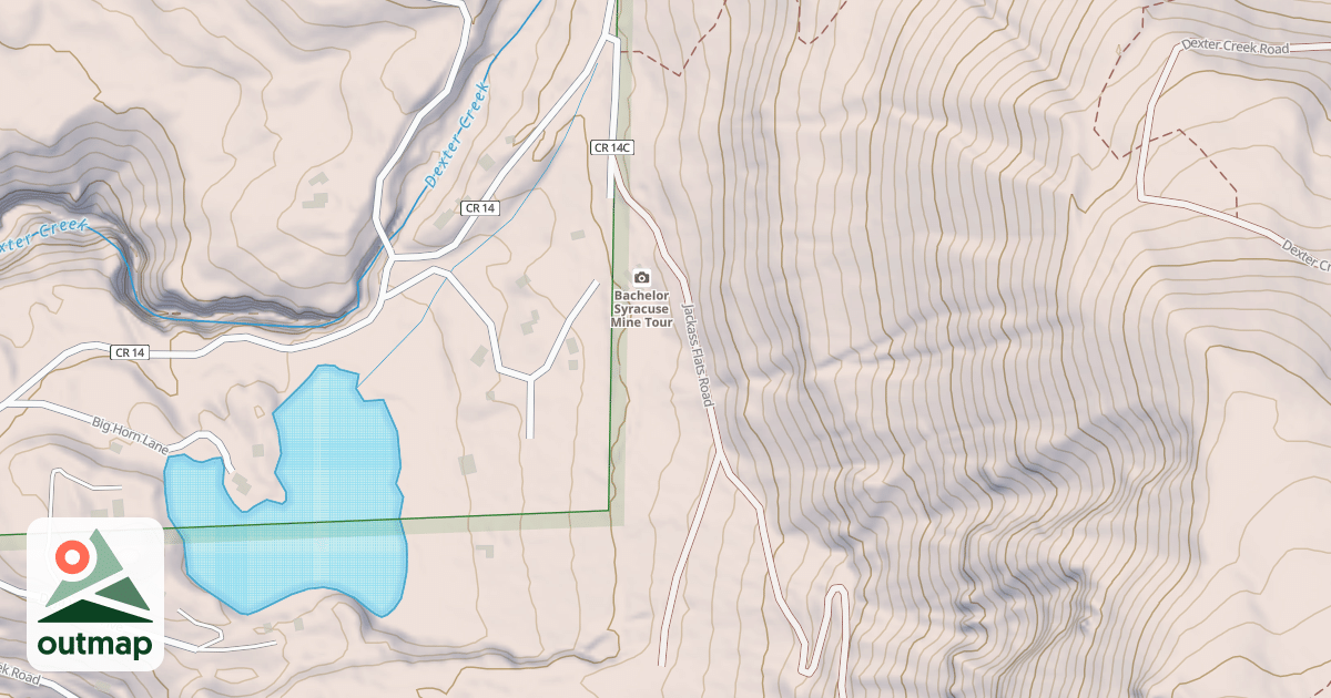 Map of JACKASS FLATS