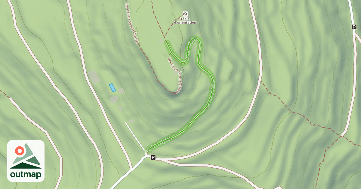 Map of Accès La Quiho