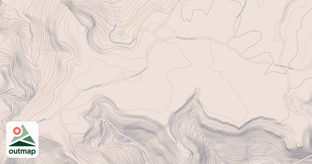 Map of USFS Motor Vehicle Use Map Roads {A4565BBC-5CAC-482C-9589-C765EE6F6D0E}