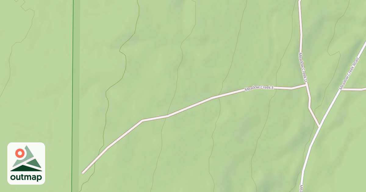 Map of MEADOW CREEK E