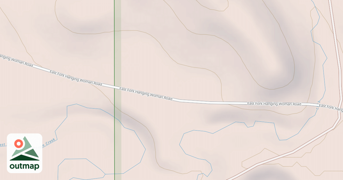 Map of COW CREEK