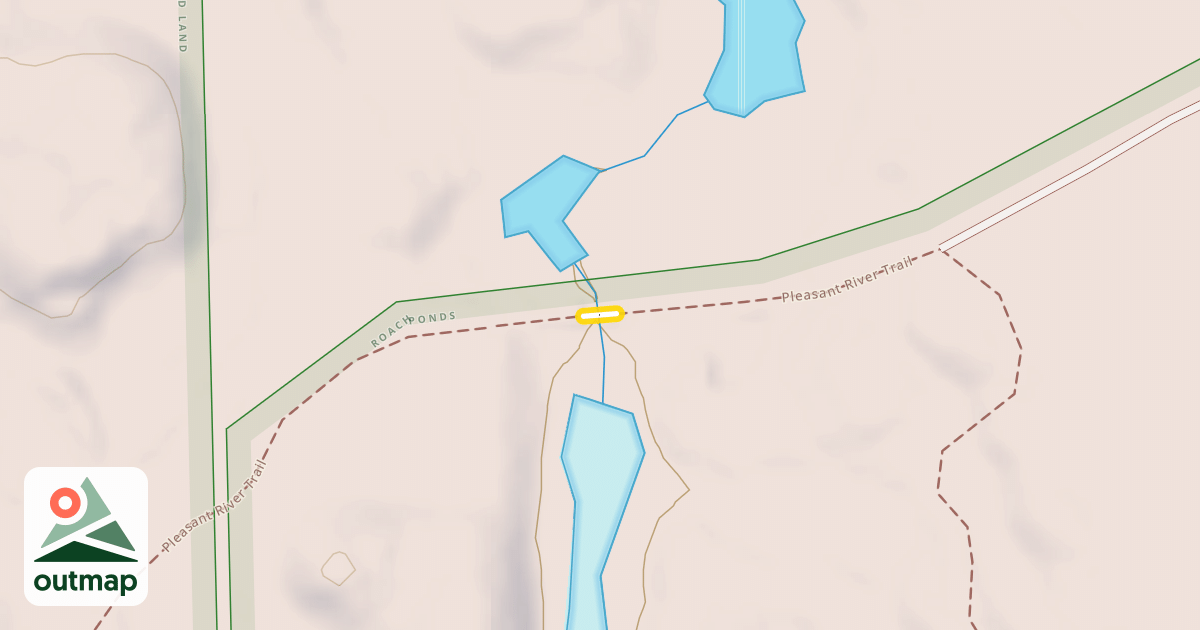 Map of Pleasant River Trail