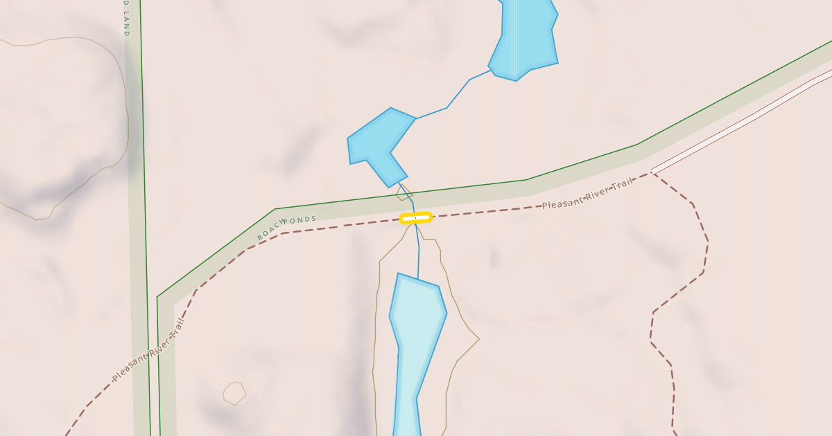 Map preview of Pleasant River Trail