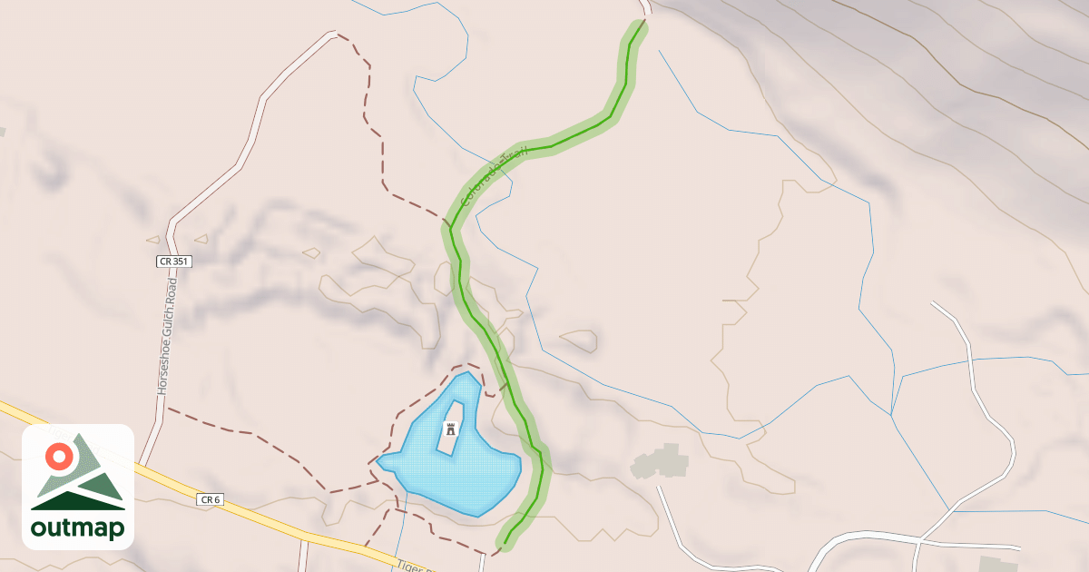 Map of Colorado Trail