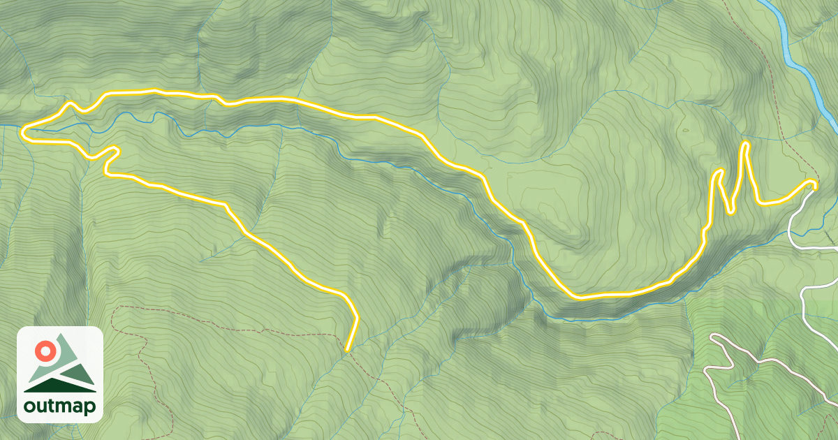 Map of Boulder Mountain Snowmobile Trails