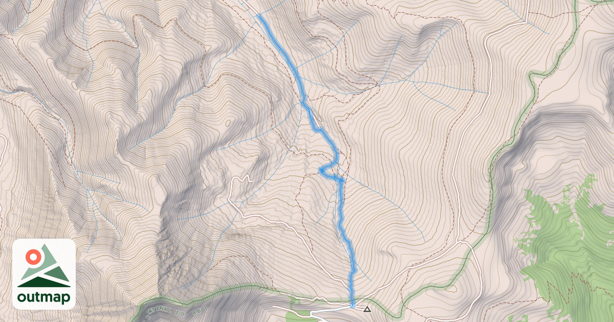 Map of South Fork Swan Road