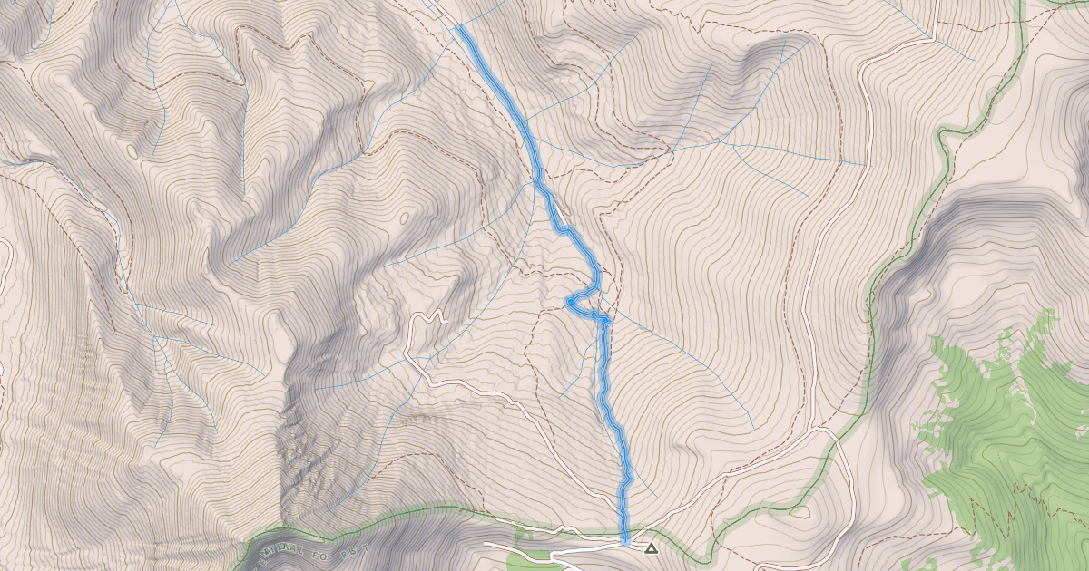 Map preview of South Fork Swan Road