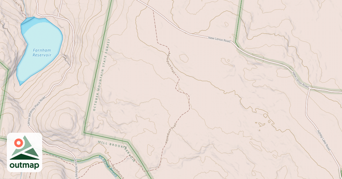 Map of Aqueduct Trail