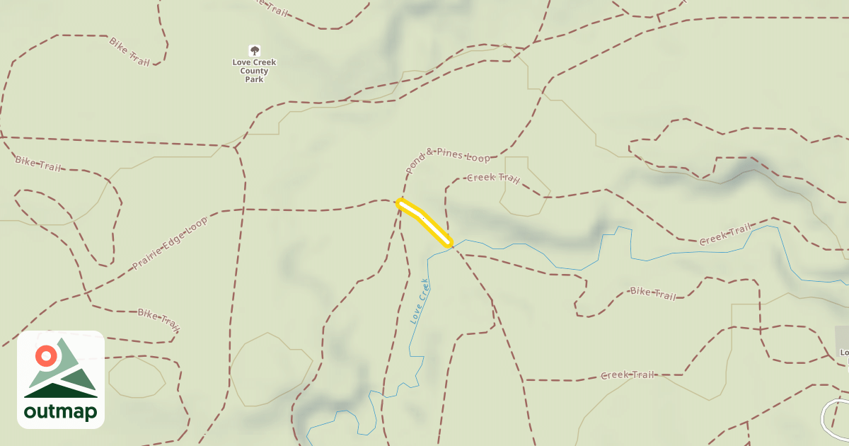 Map of Creek Trail