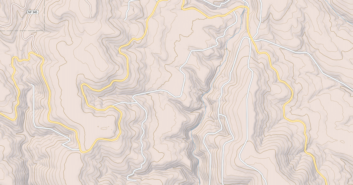 Map preview of USFS National Forest System Roads {200F725C-B784-4468-B813-F7D3F7AE6B04}