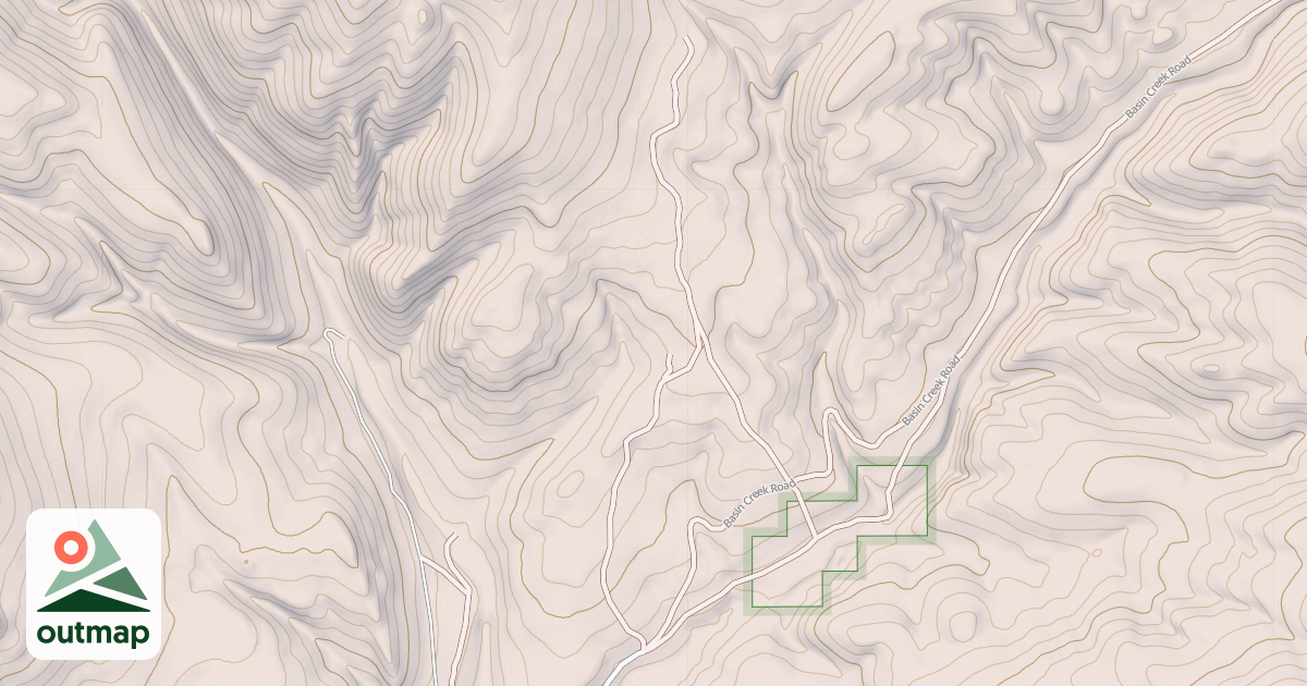 Map of KENTS GULCH