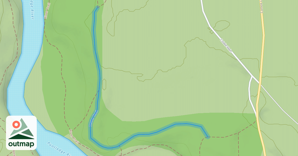 Map of Bevan Trail