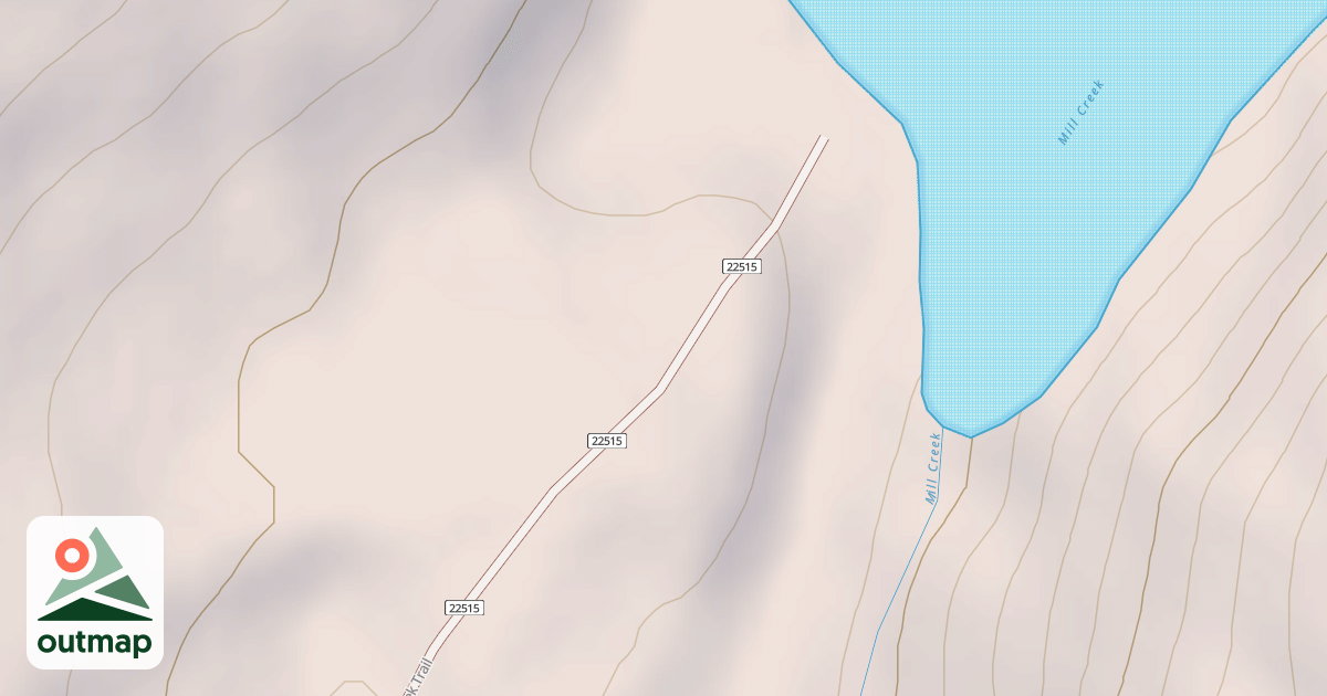Map of Mill Creek Trail