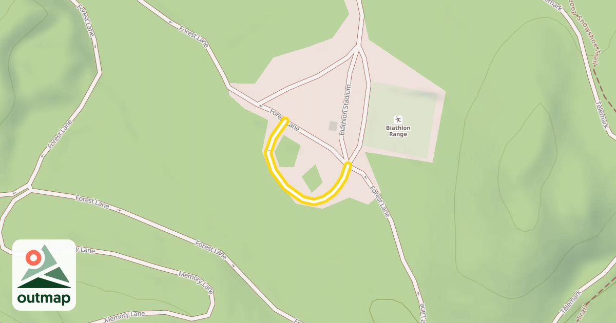 Map of Biathlon Stadium