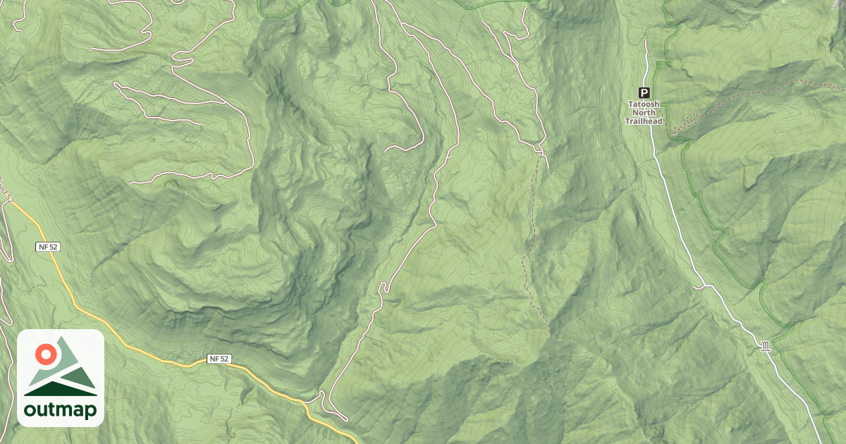 Map of DIXON MOUNTAIN