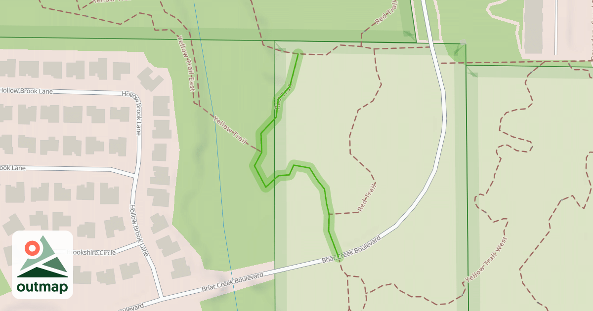 Map of Red Trail