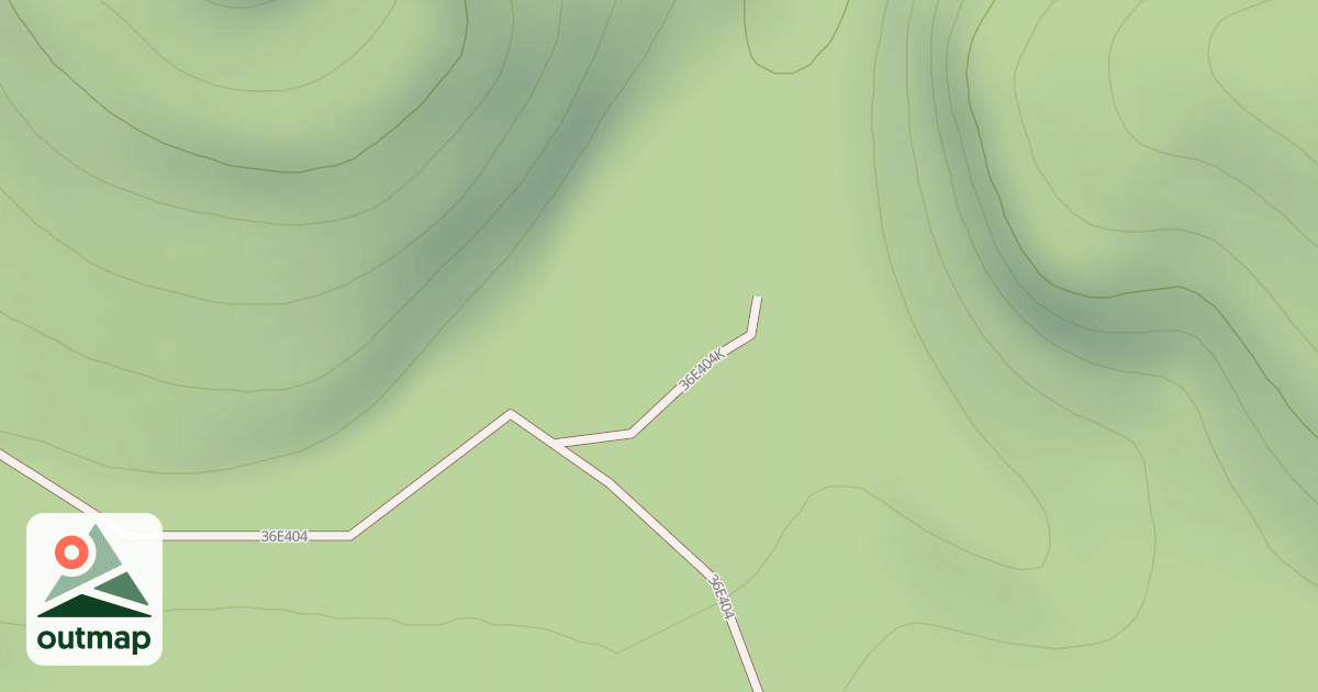 Map of USFS Motor Vehicle Use Map Trails 8444