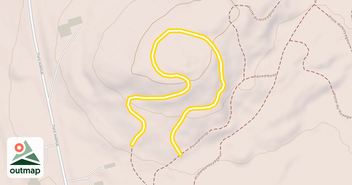 Map of Voyageur Loop