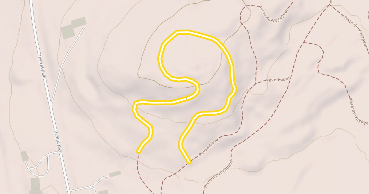 Map preview of Voyageur Loop