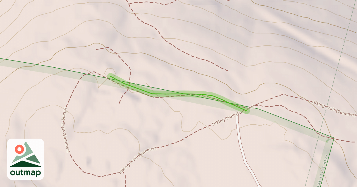Map of Ridge Run Extension