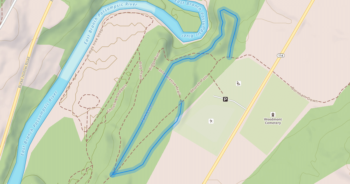 Map preview of Park Loop
