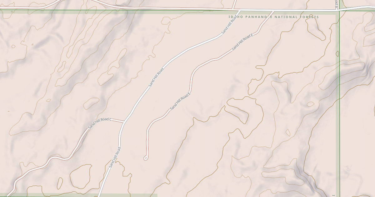 Map preview of SAND HILL