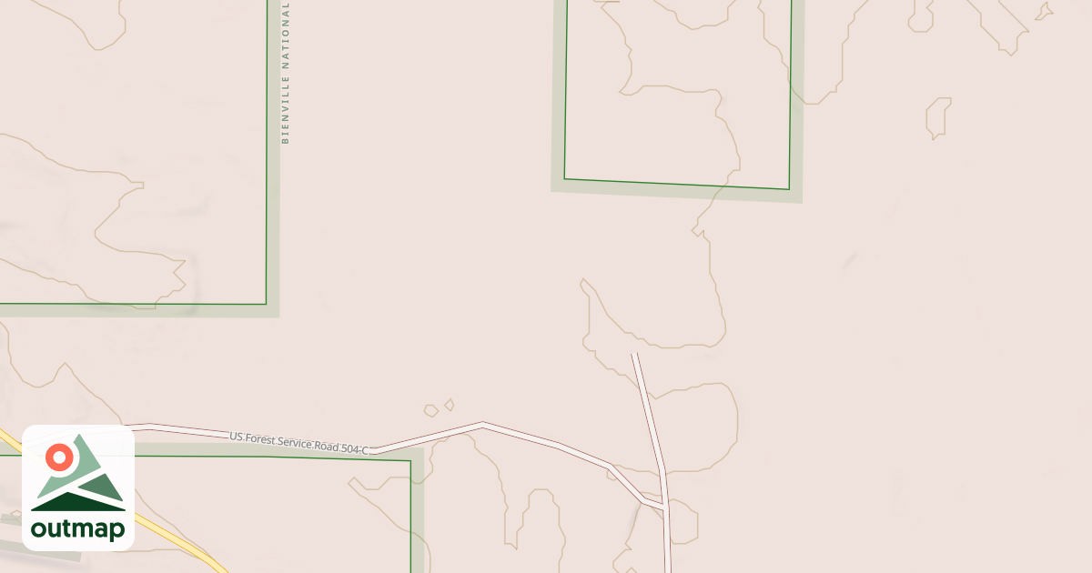 Map of USFS National Forest System Roads {D7835B28-FBAA-49B6-BBD4-26574DFC118B}