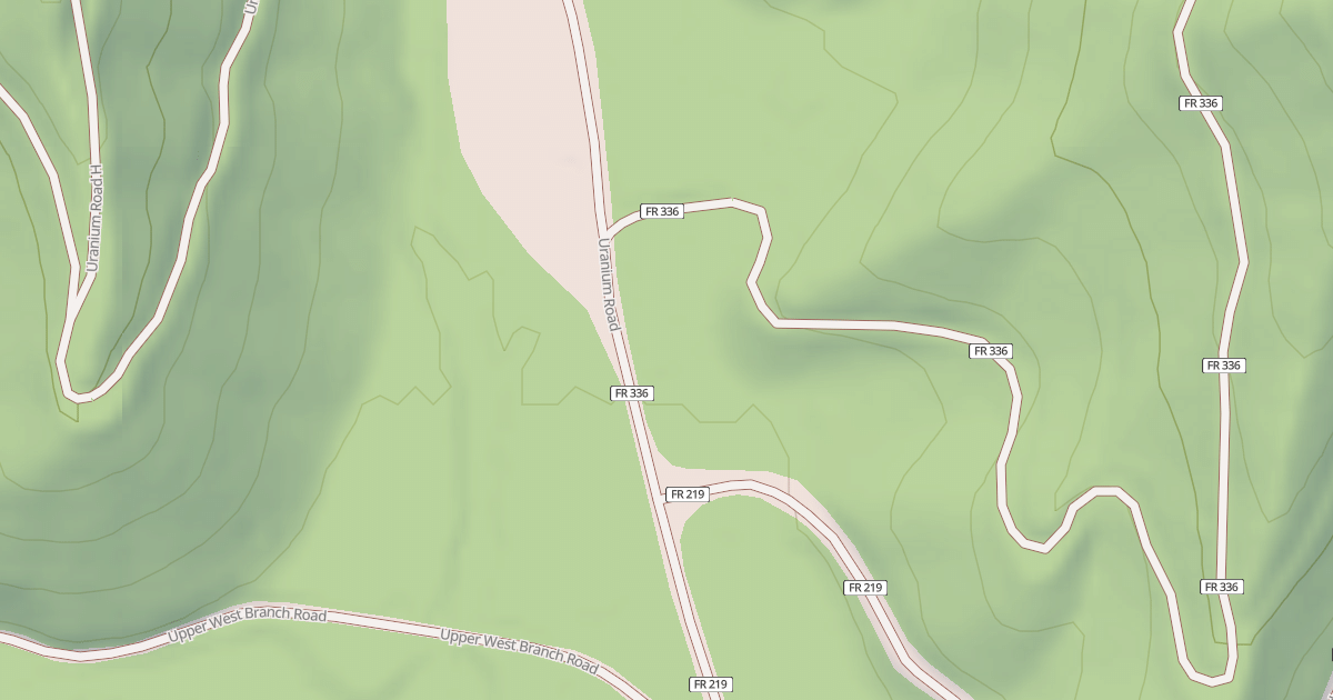 Map preview of URANIUM