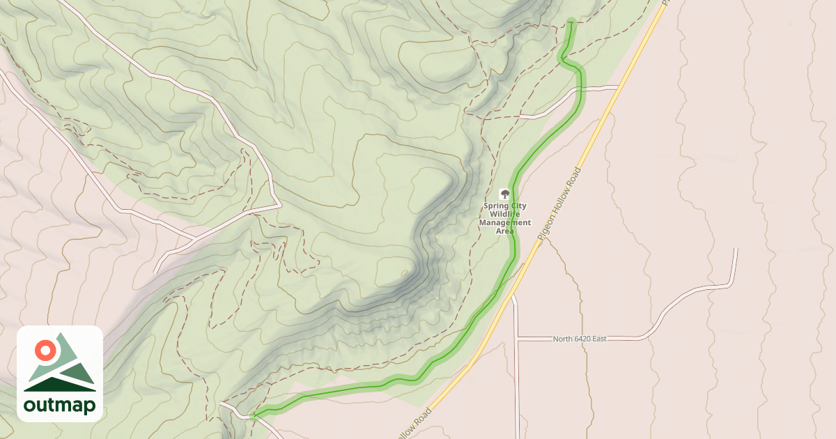 Map of Wheatgrass Trail