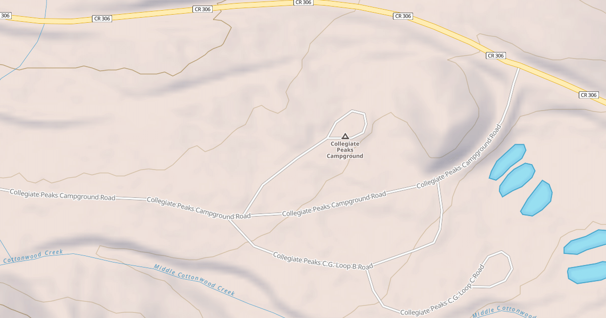 Map preview of COLLEGIATE PEAKS C.G. LOOP A