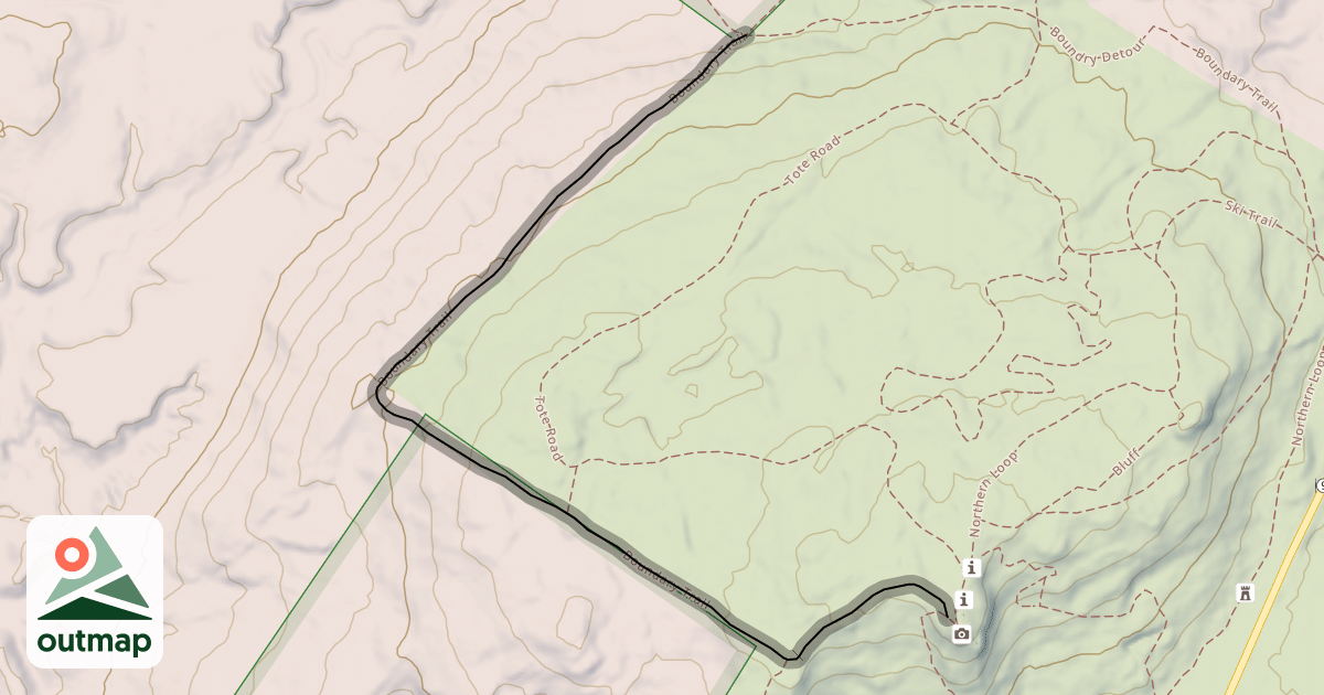 Map of Boundary Trail